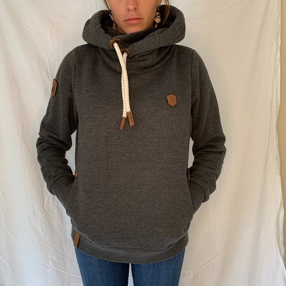 Naketano Giant Overzised Hood Grey Hoodie